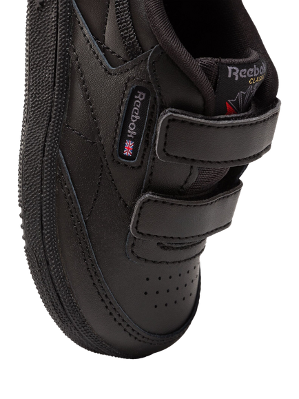 Reebok Kids' Club C 2.0 Trainers, Black - view 2, Black