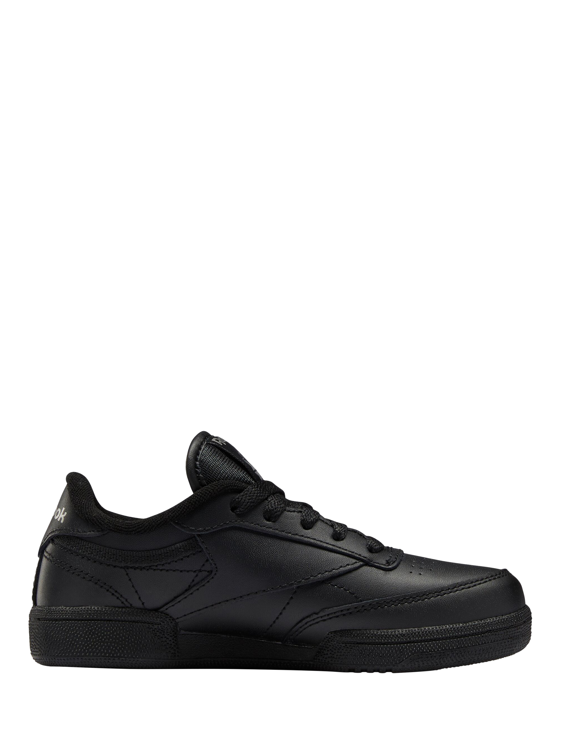 Product image 4 of 9, which shows Reebok Kids' Club Champion Leather Trainers, Black, 10 Jnr