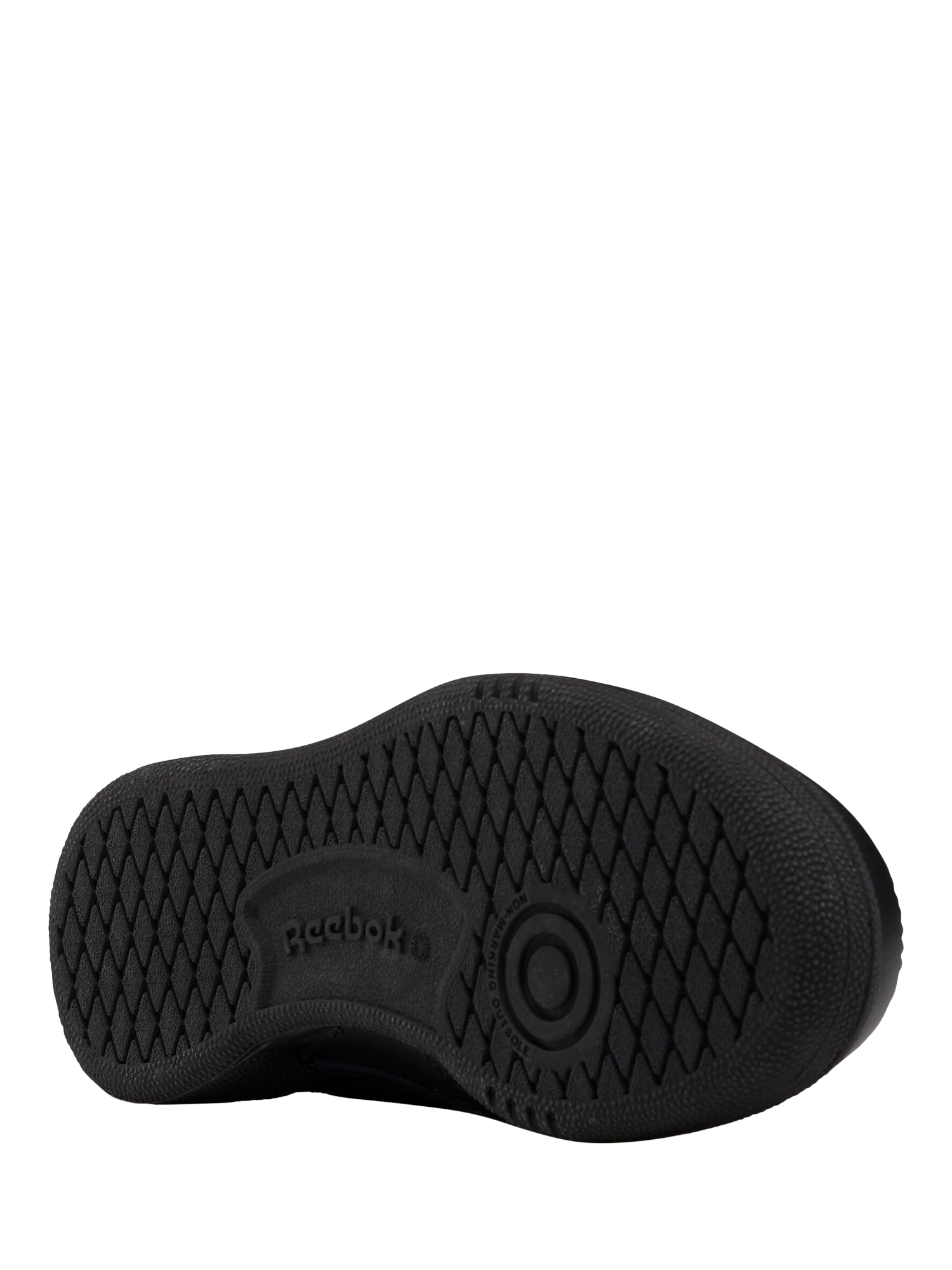 Product image 7 of 9, which shows Reebok Kids' Club Champion Leather Trainers, Black, 10 Jnr