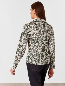 Whistles Cut Stems Button Down Shirt, Green/Multi - view 2, Green/Multi