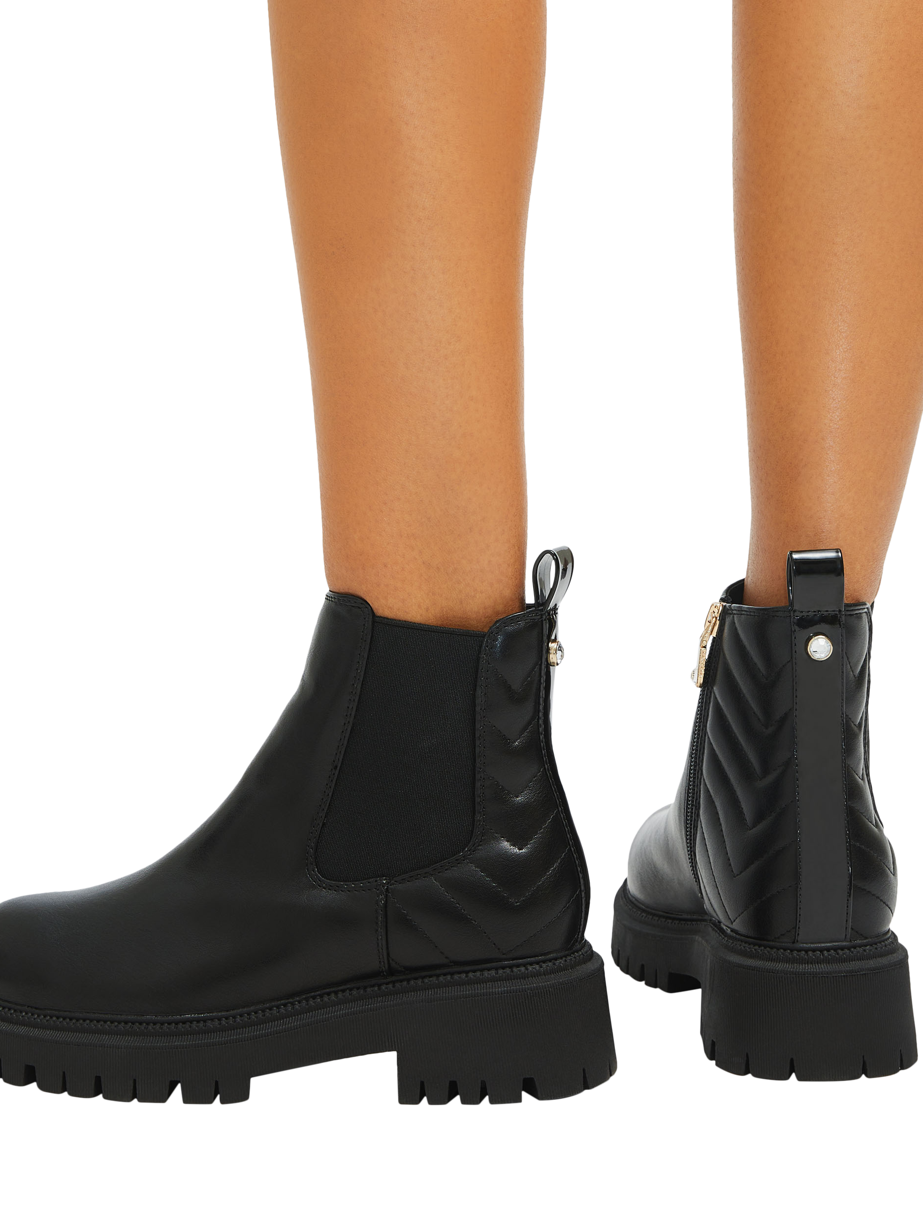 Product image 2 of 5, which shows Carvela Ace Chelsea Ankle Boots, Black, 3