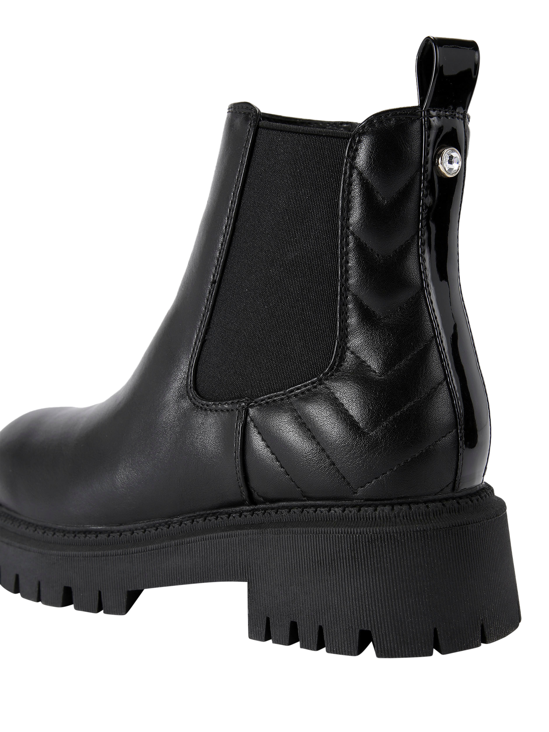 Product image 4 of 5, which shows Carvela Ace Chelsea Ankle Boots, Black, 3