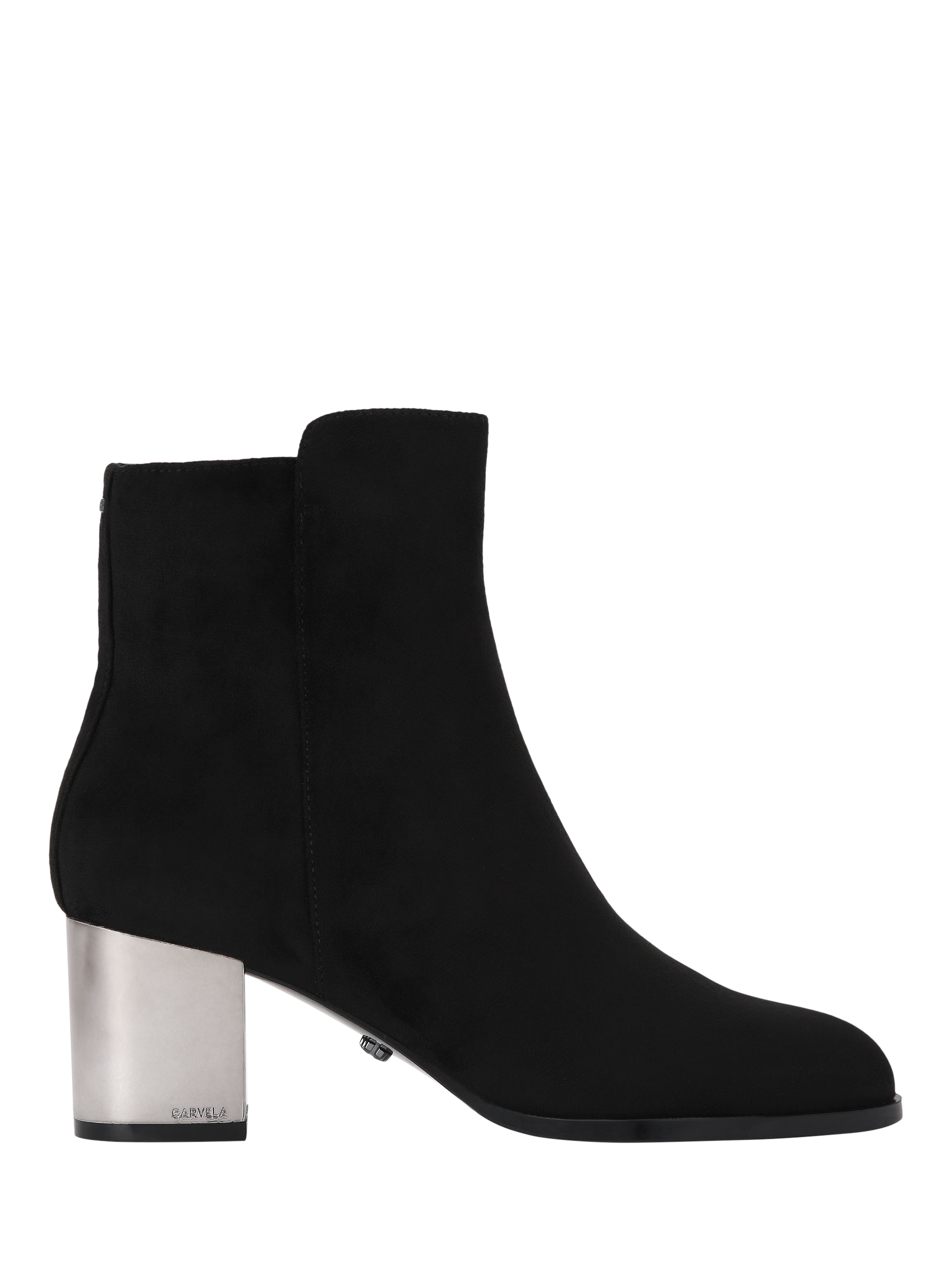Carvela Royale Microsuede Ankle Boots, Black