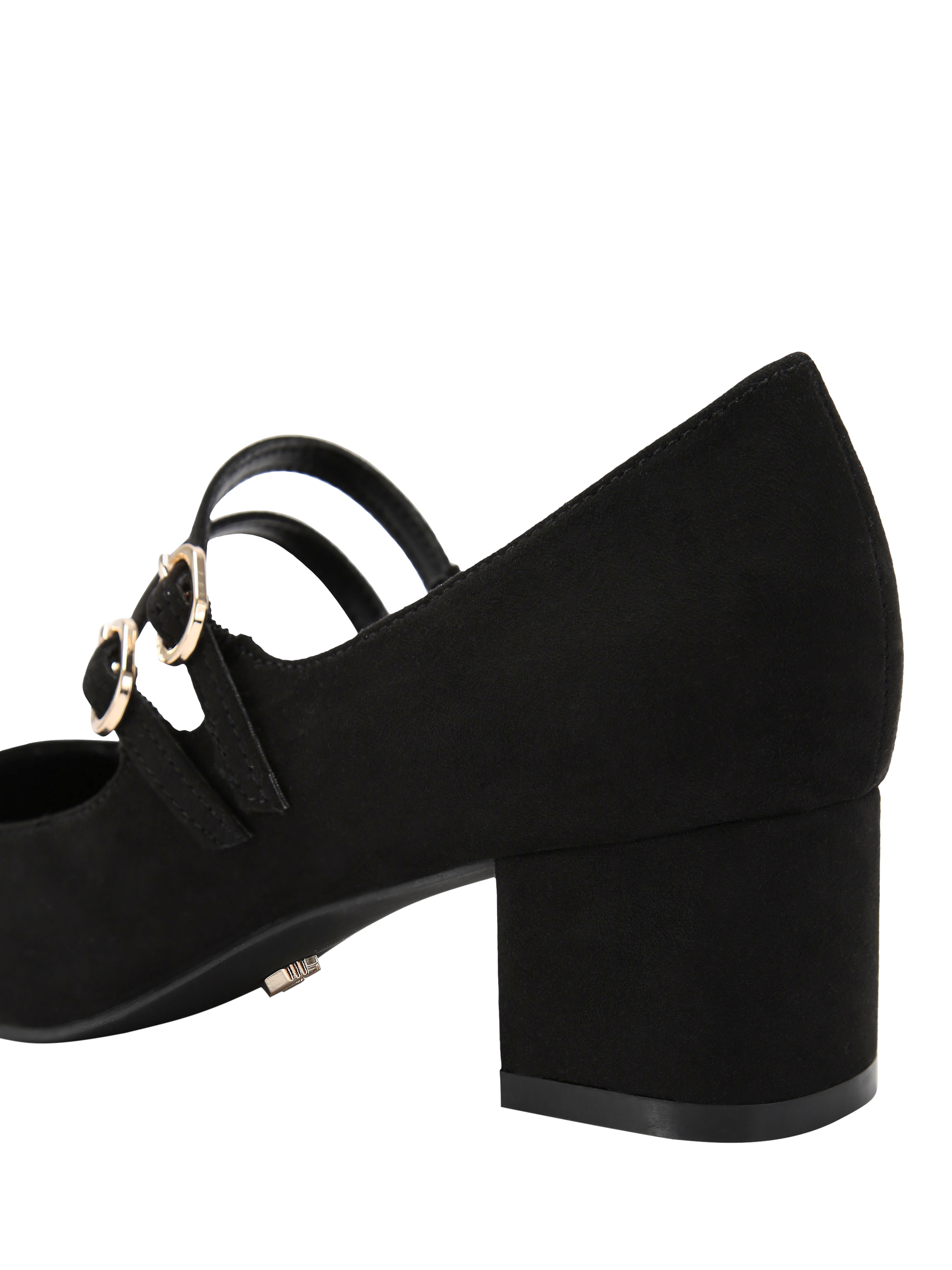 Product image 4 of 5, which shows Carvela Harp Mary Jane Courts, Black, 3