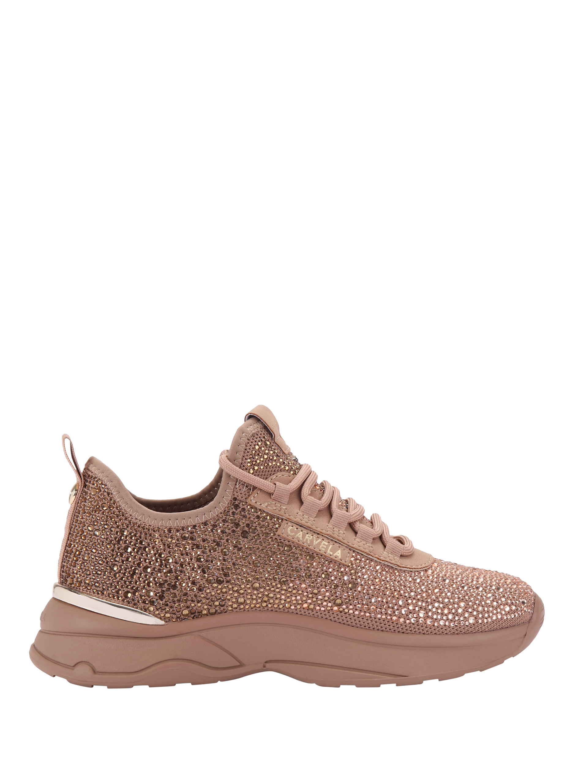 Carvela Swift Jewel Runner Trainers, Pink Blush
