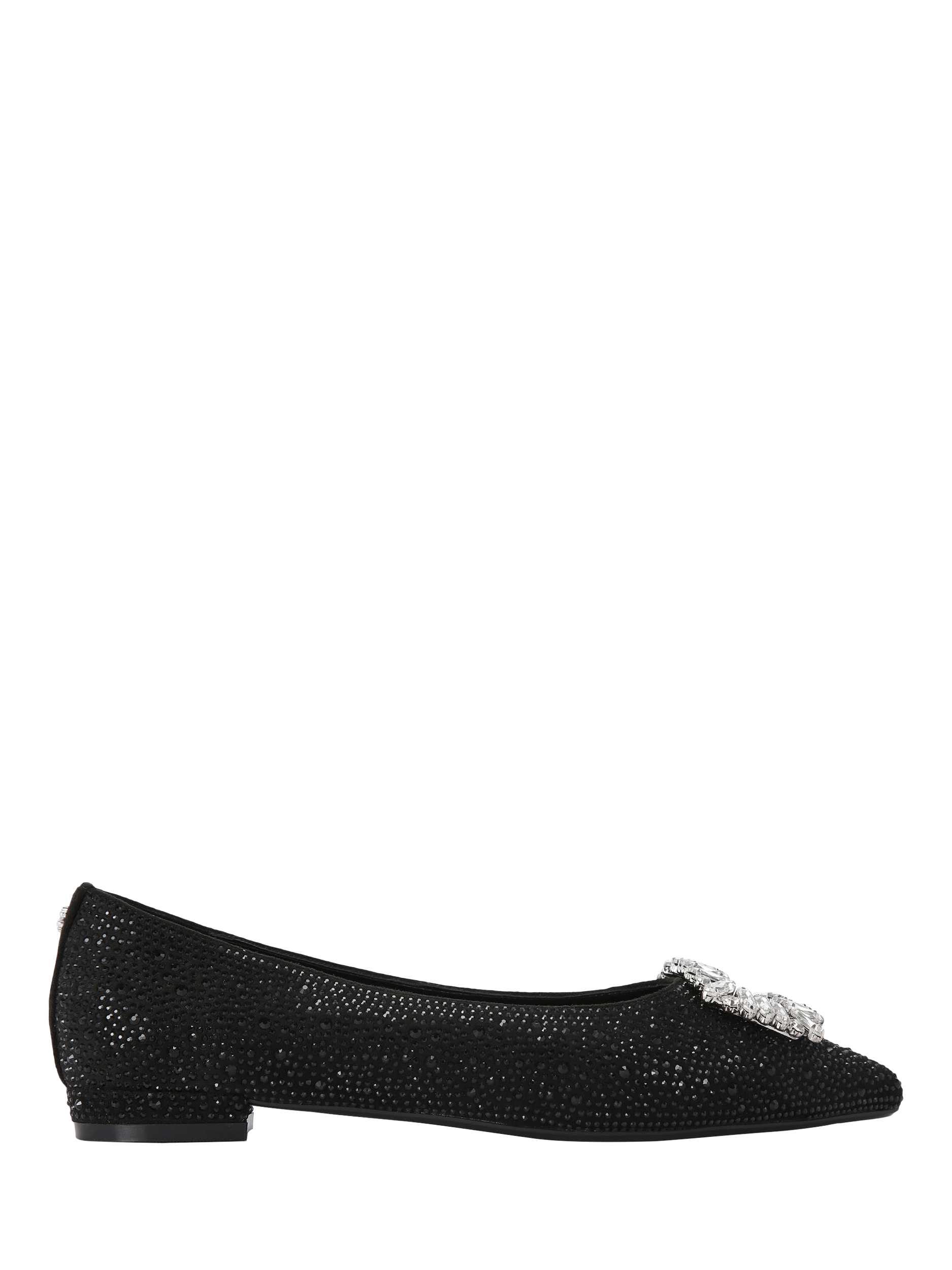 Carvela Virtue Embellished Flat Pumps, Black