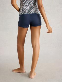 White Stuff Bay Swim Shorts, Navy/Multi - view 2, Navy/Multi