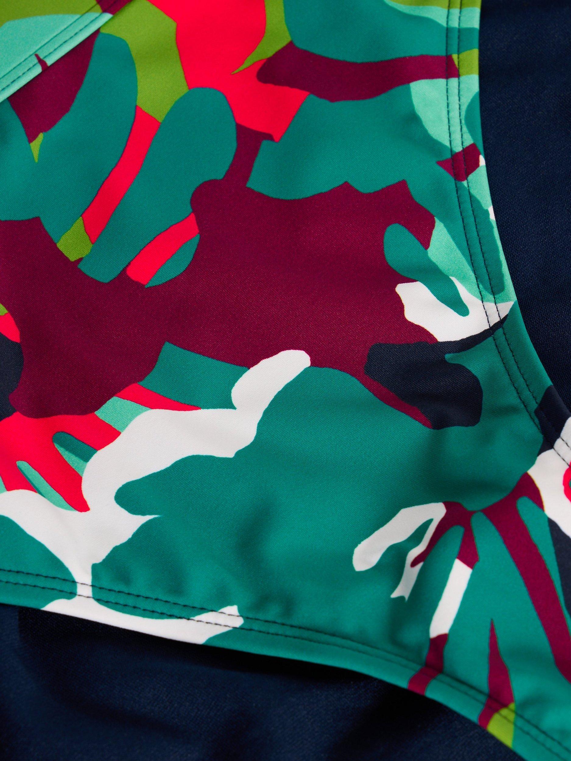 Product image 6 of 6, which shows White Stuff Tabitha Bikini Bottoms, Navy/Multi, 14