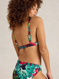 White Stuff Tabitha Bikini Top, Navy/Multi - view 2, Navy/Multi