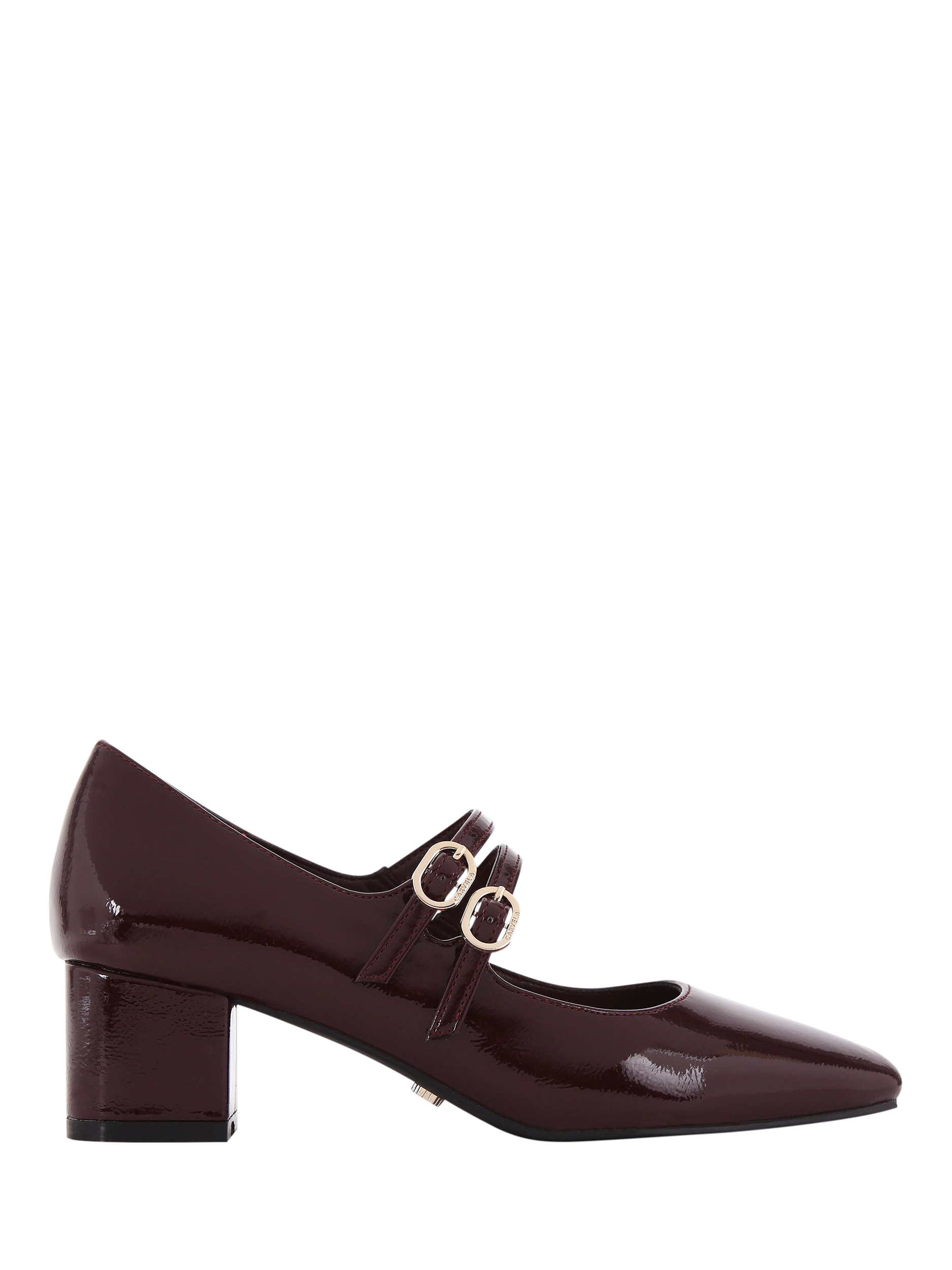 Carvela Harp Mary Jane Courts, Red Wine
