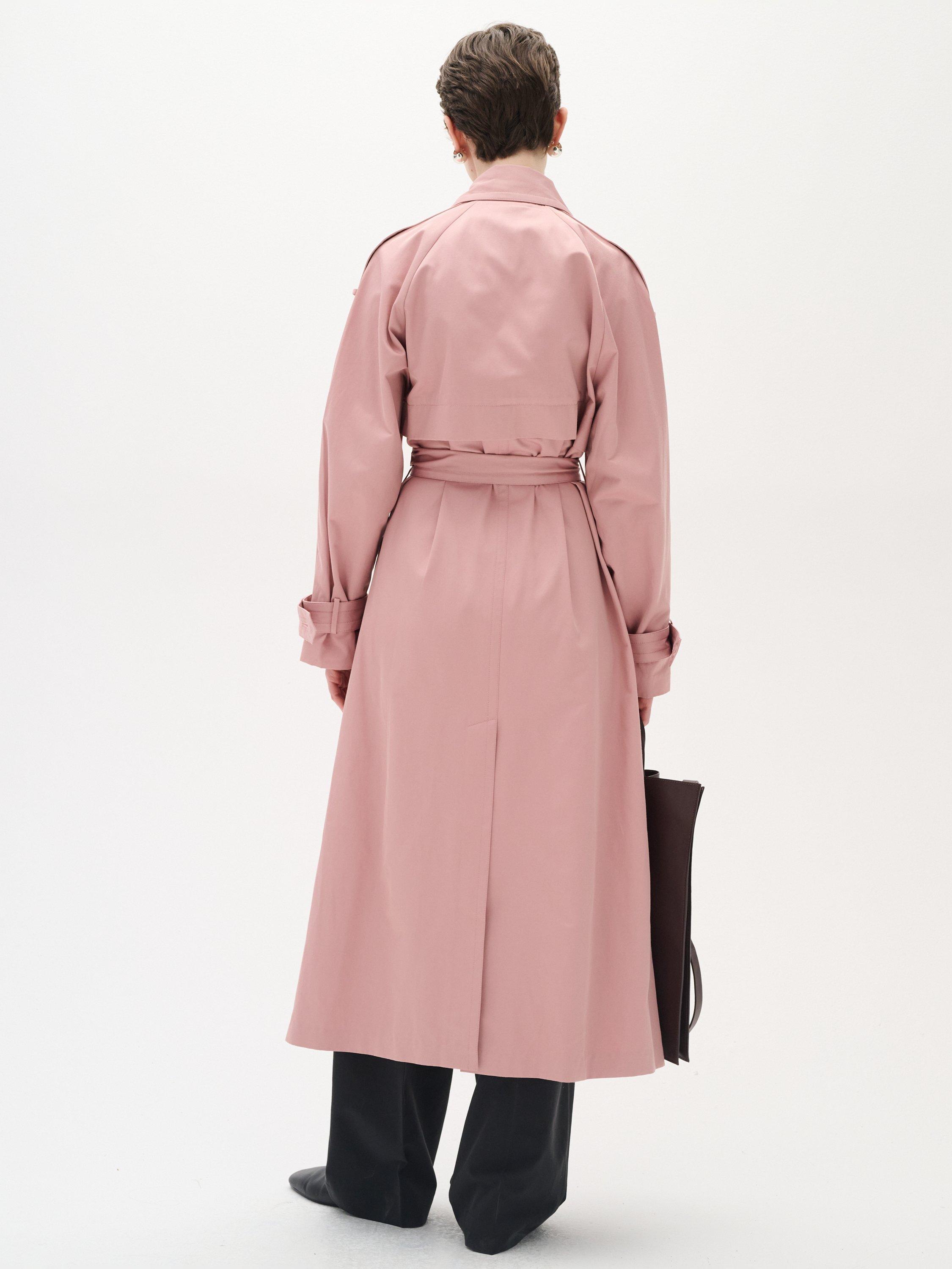 Product image 2 of 6, which shows InWear Umaya Belted Trench Coat, Pink, 12