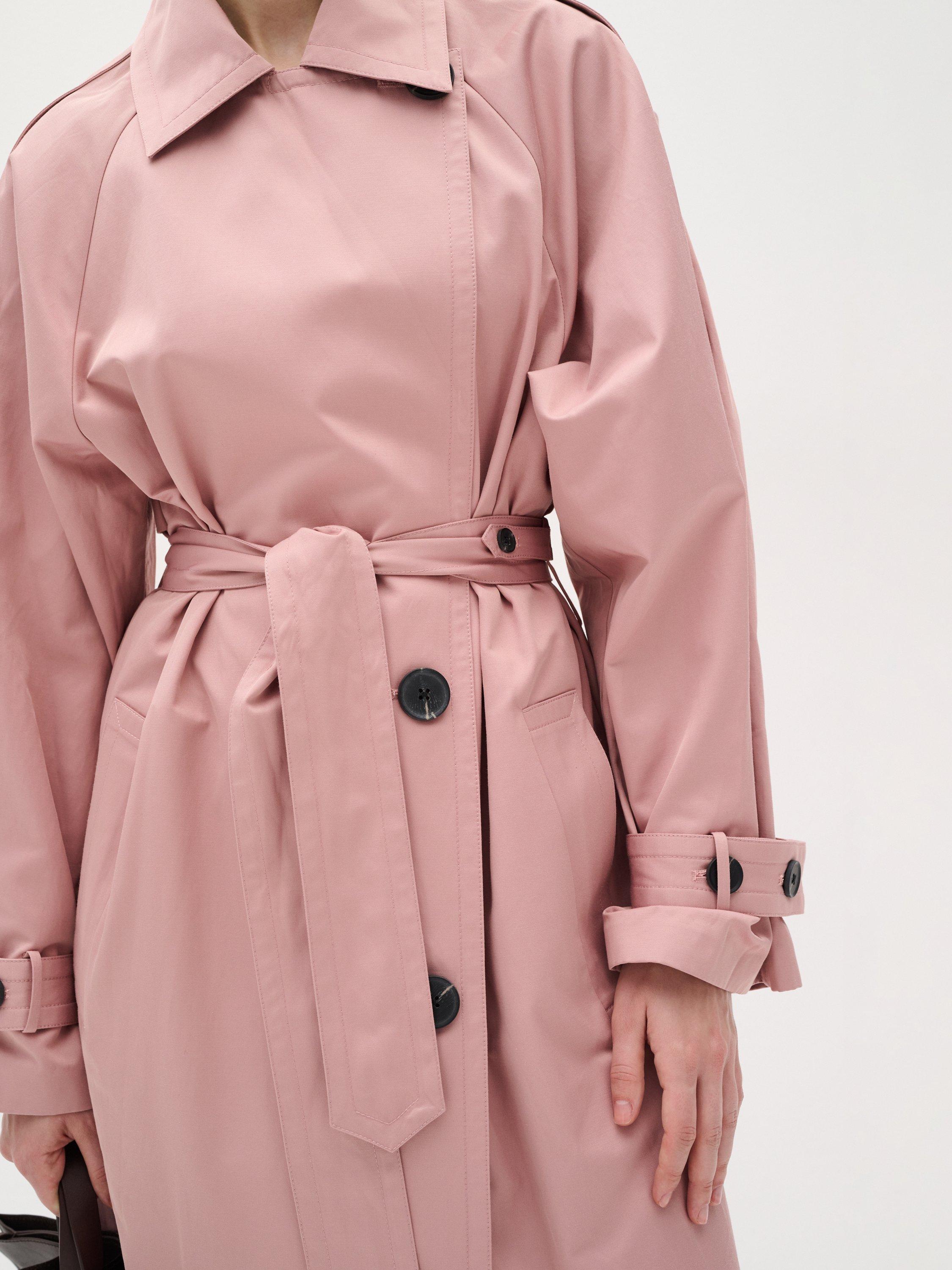Product image 3 of 6, which shows InWear Umaya Belted Trench Coat, Pink, 12