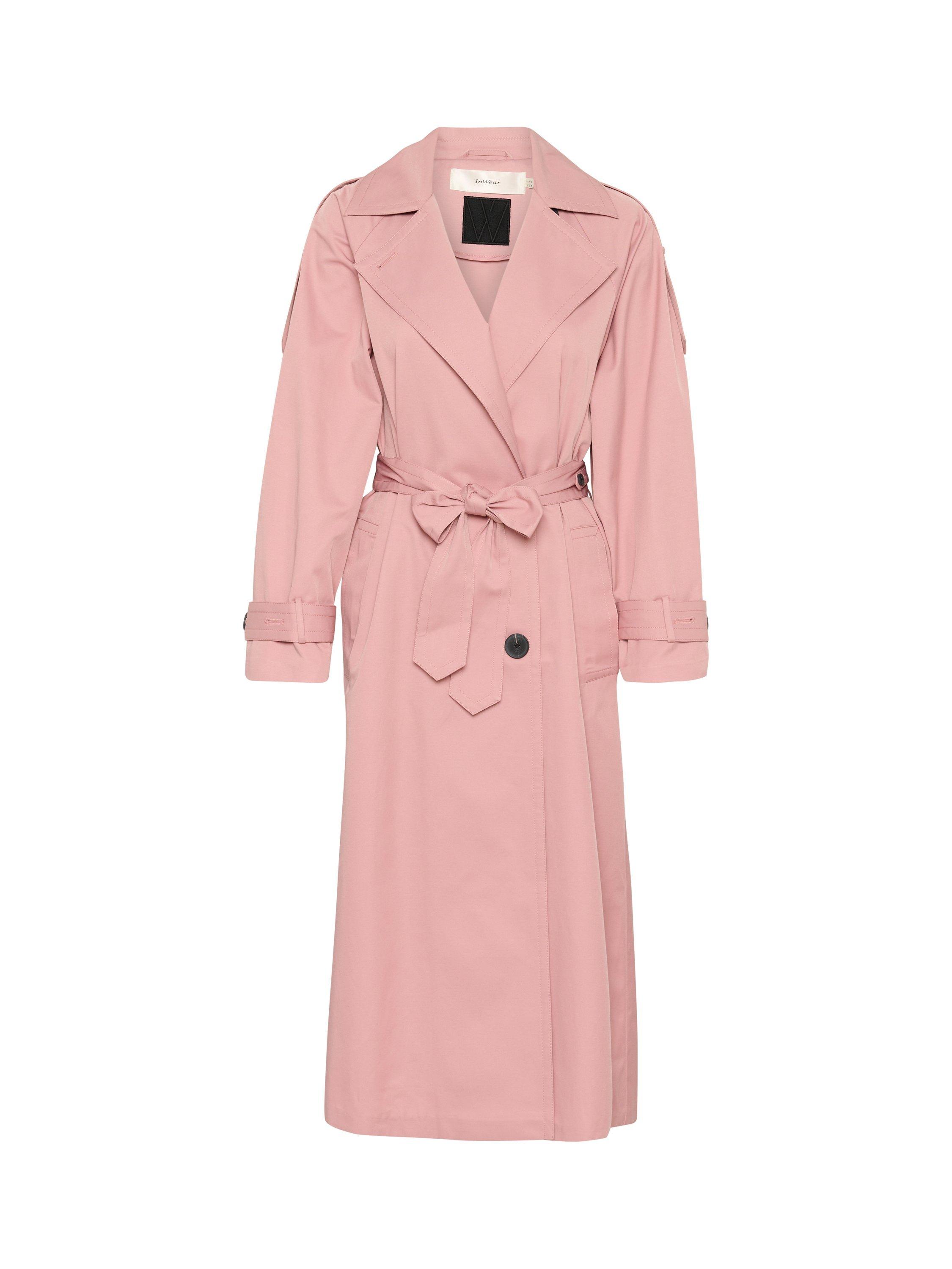 Product image 5 of 6, which shows InWear Umaya Belted Trench Coat, Pink, 12