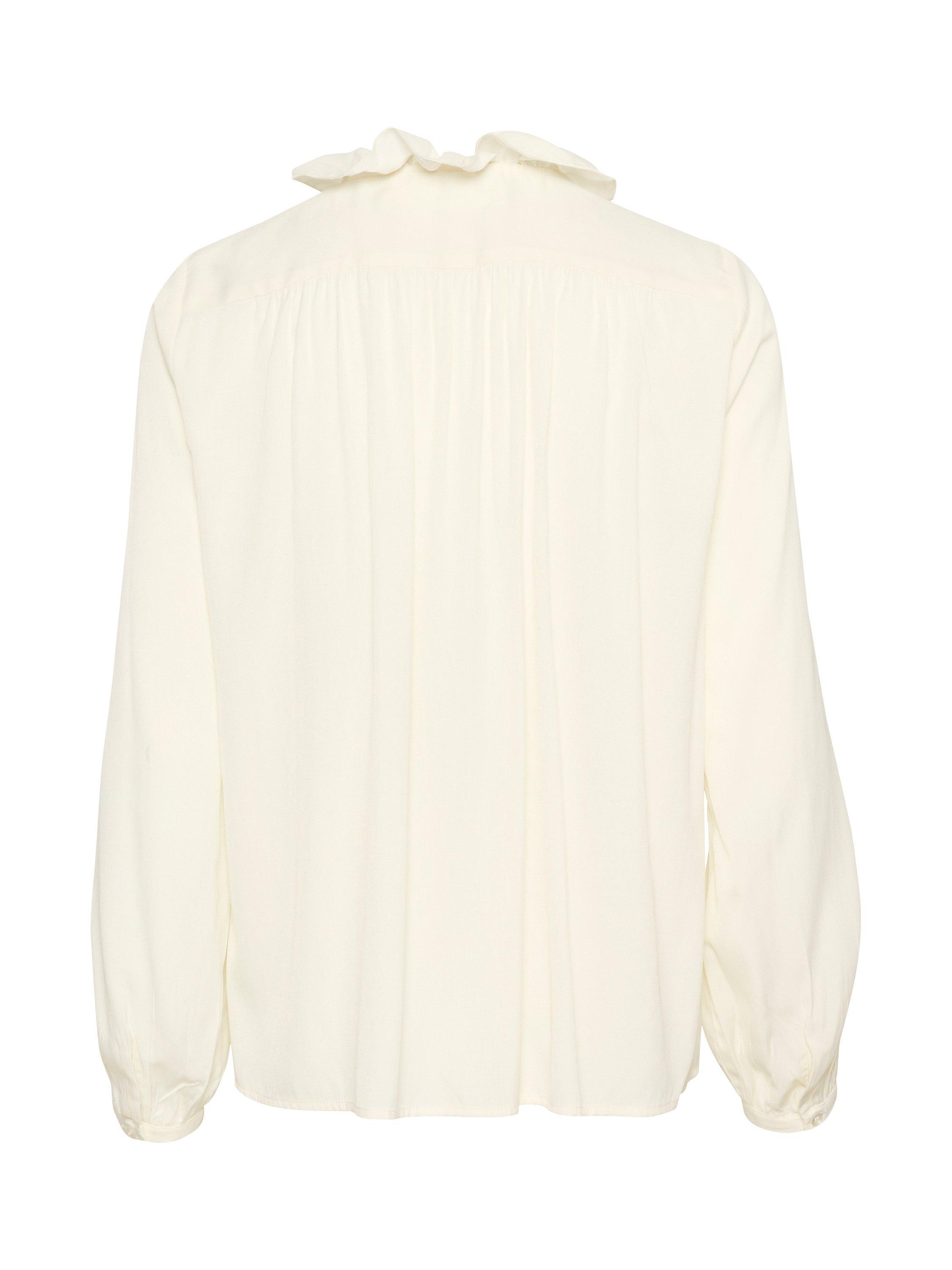 Product image 6 of 6, which shows InWear Videnza Ruffles Shirt, Whisper White, 12