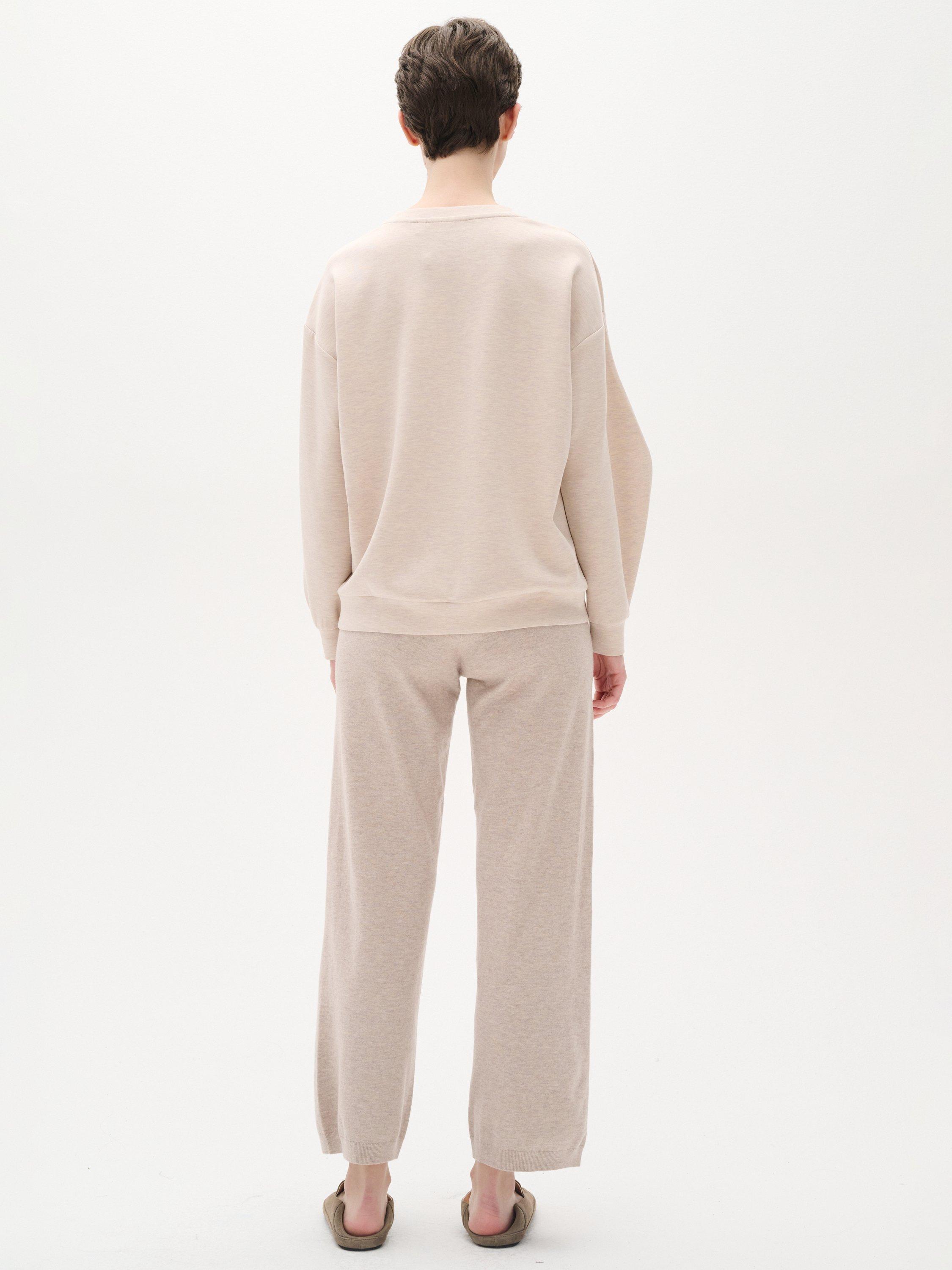 Product image 2 of 6, which shows InWear Laicent Logo Sweatshirt, Vanilla Melange, S