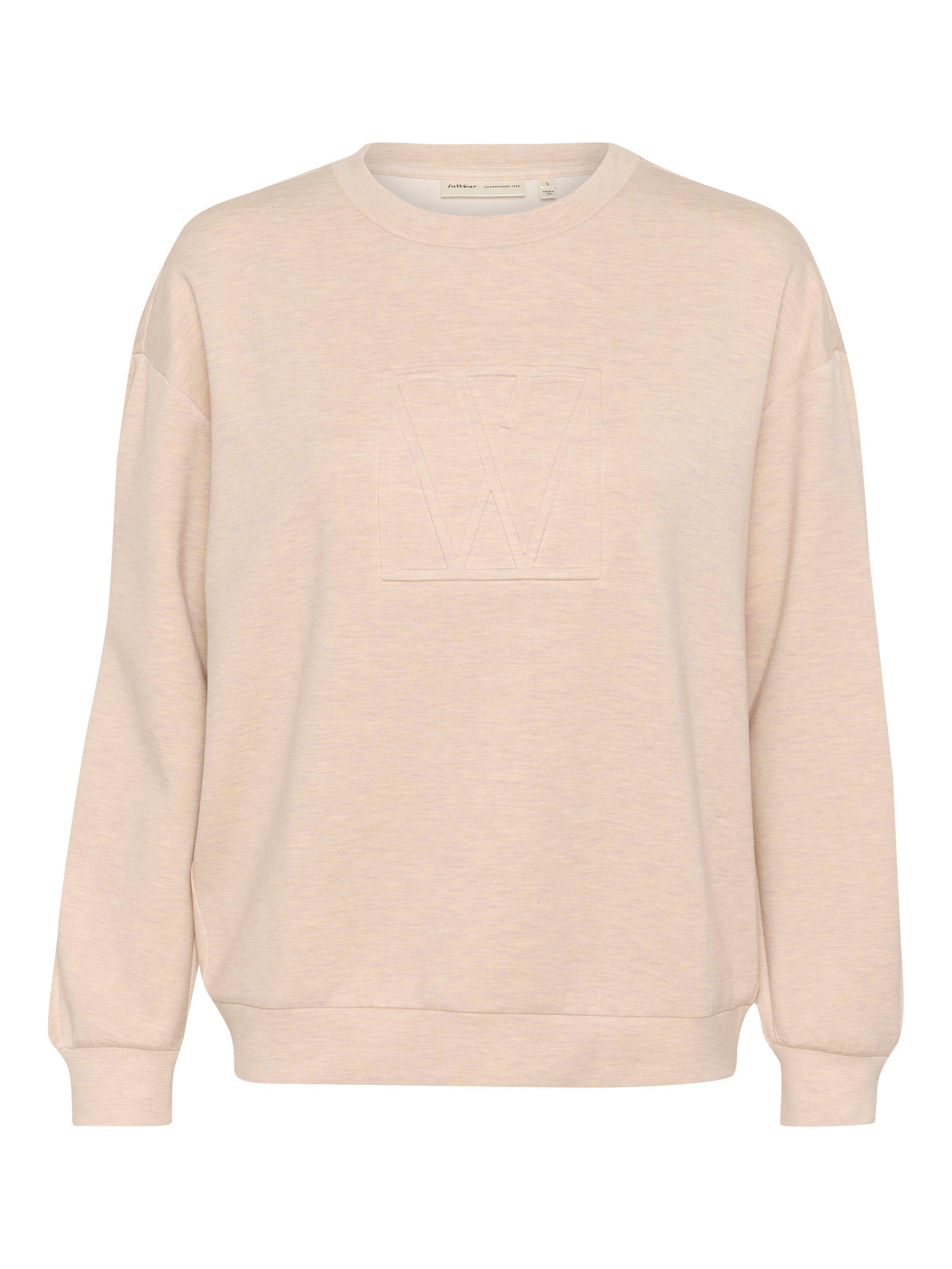 Product image 5 of 6, which shows InWear Laicent Logo Sweatshirt, Vanilla Melange, S