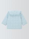 John Lewis Baby Cherry Quilted Jacket, Blue