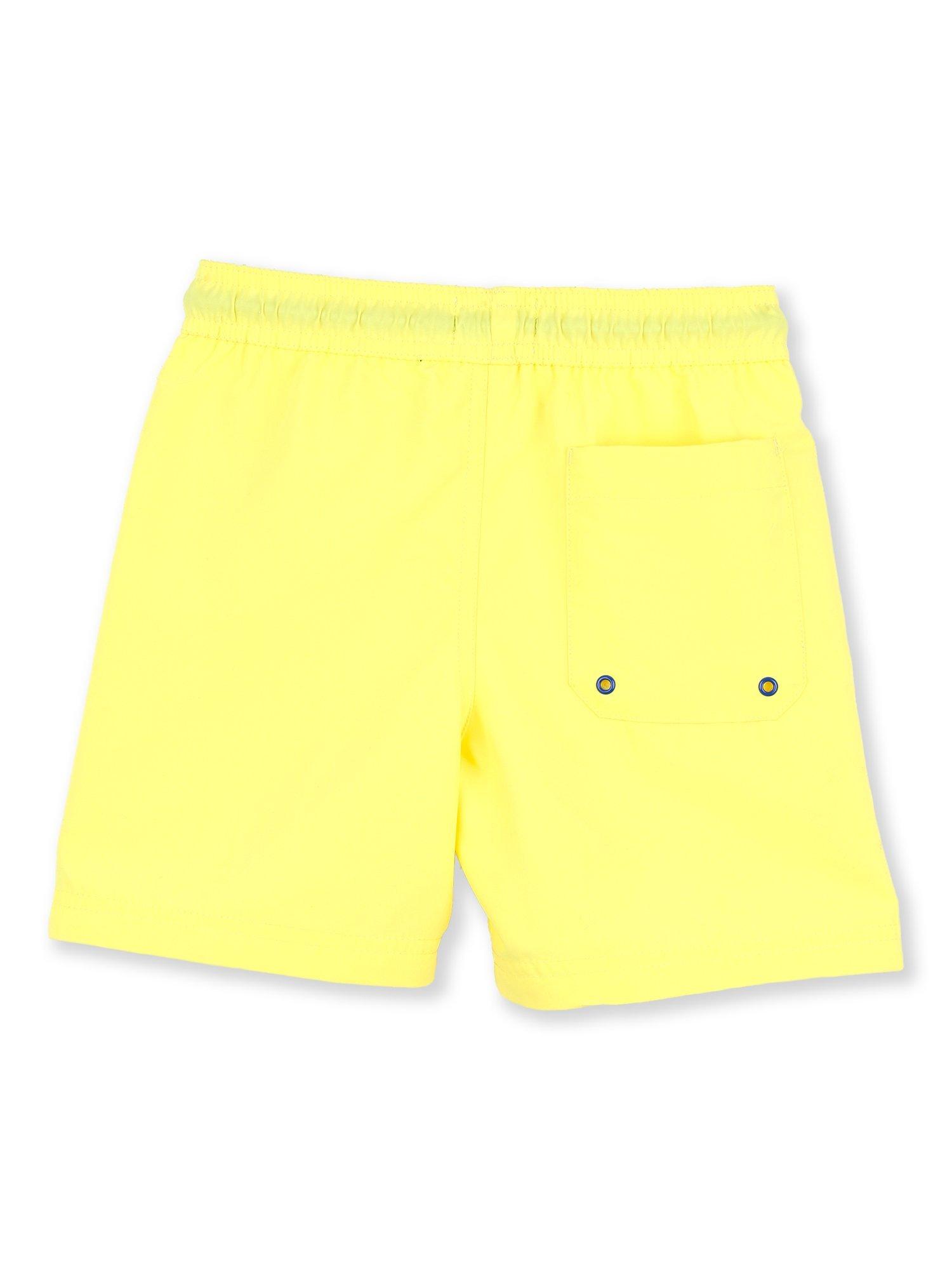 Product image 2 of 2, which shows Timberland Kids' Drawstring Swim Shorts, Straw Yellow, 6 years