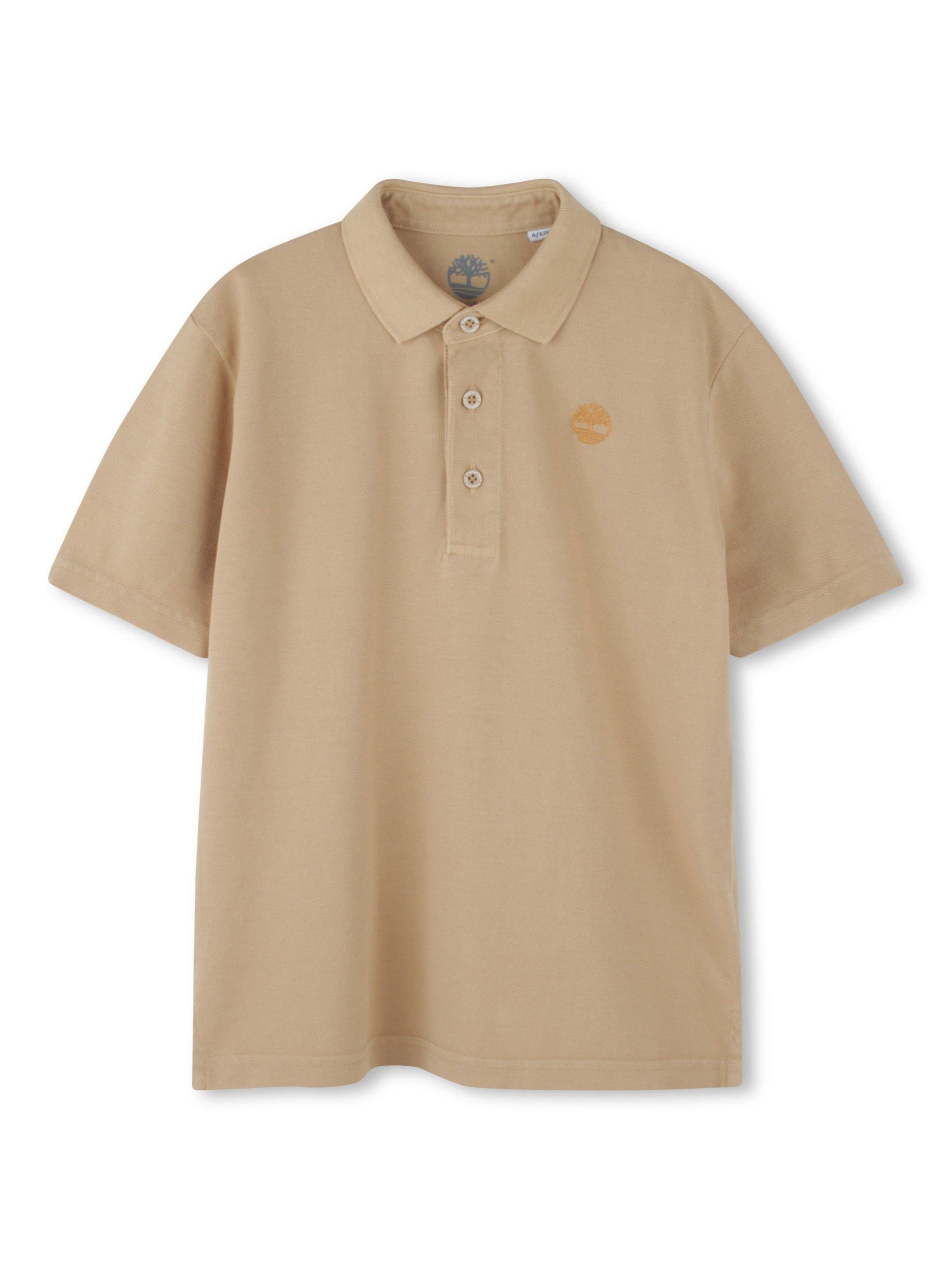 Product image 1 of 2, which shows Timberland Kids' Polo Shirt, Dark Stone, 4 years