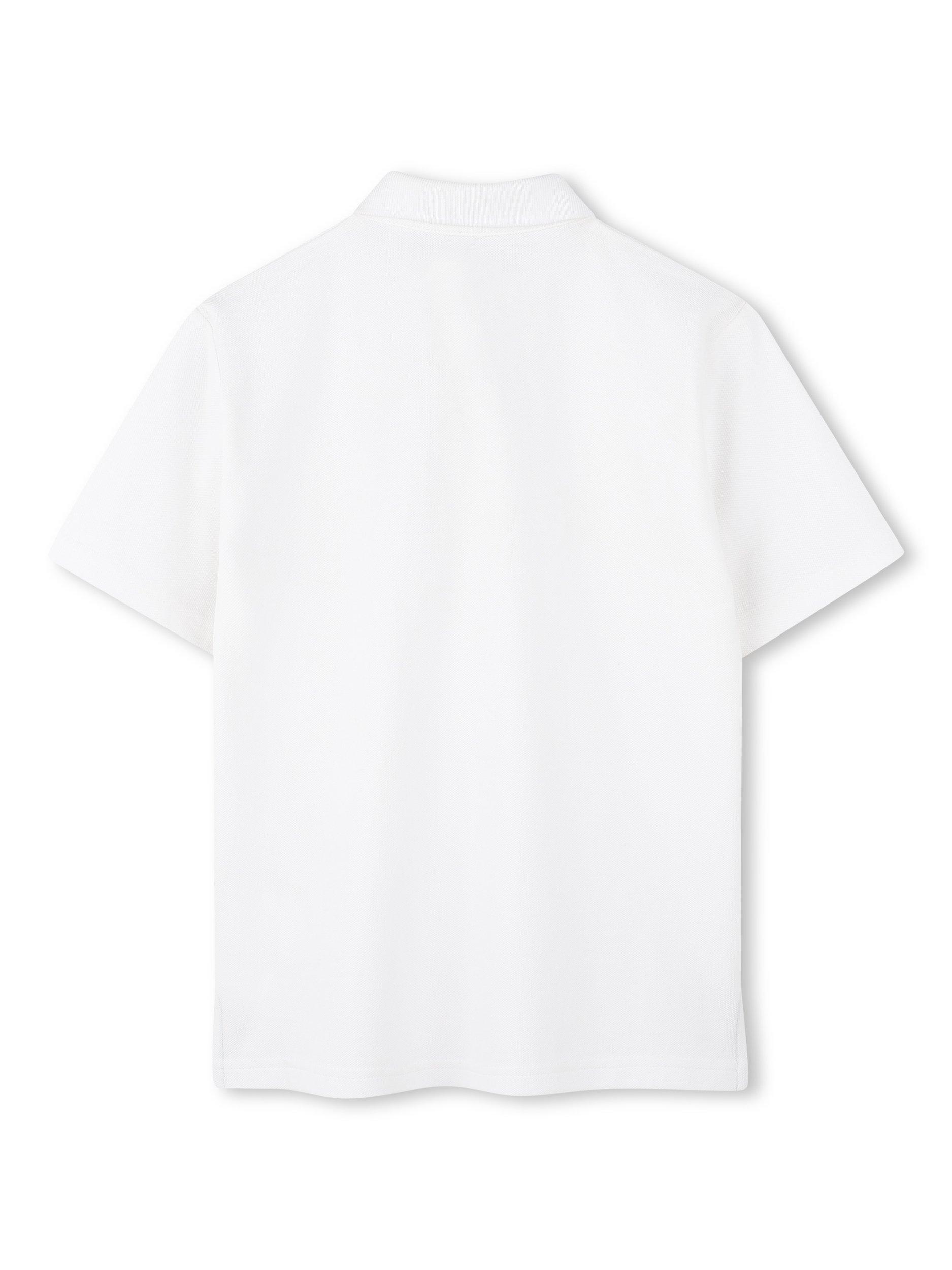 Product image 2 of 2, which shows Timberland Kids' Cotton Pique Polo Shirt, White, 5 years