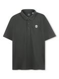 Timberland Kids' Cotton Pique Short Sleeved Polo Shirt, Green