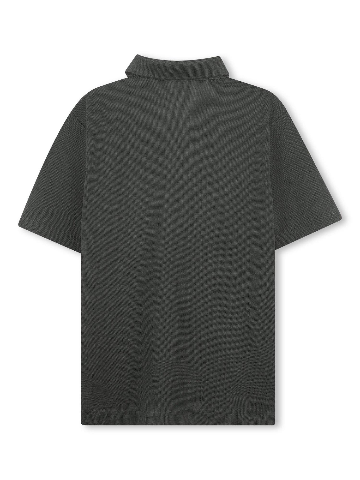 Product image 2 of 2, which shows Timberland Kids' Cotton Pique Short Sleeved Polo Shirt, Green, 4 years