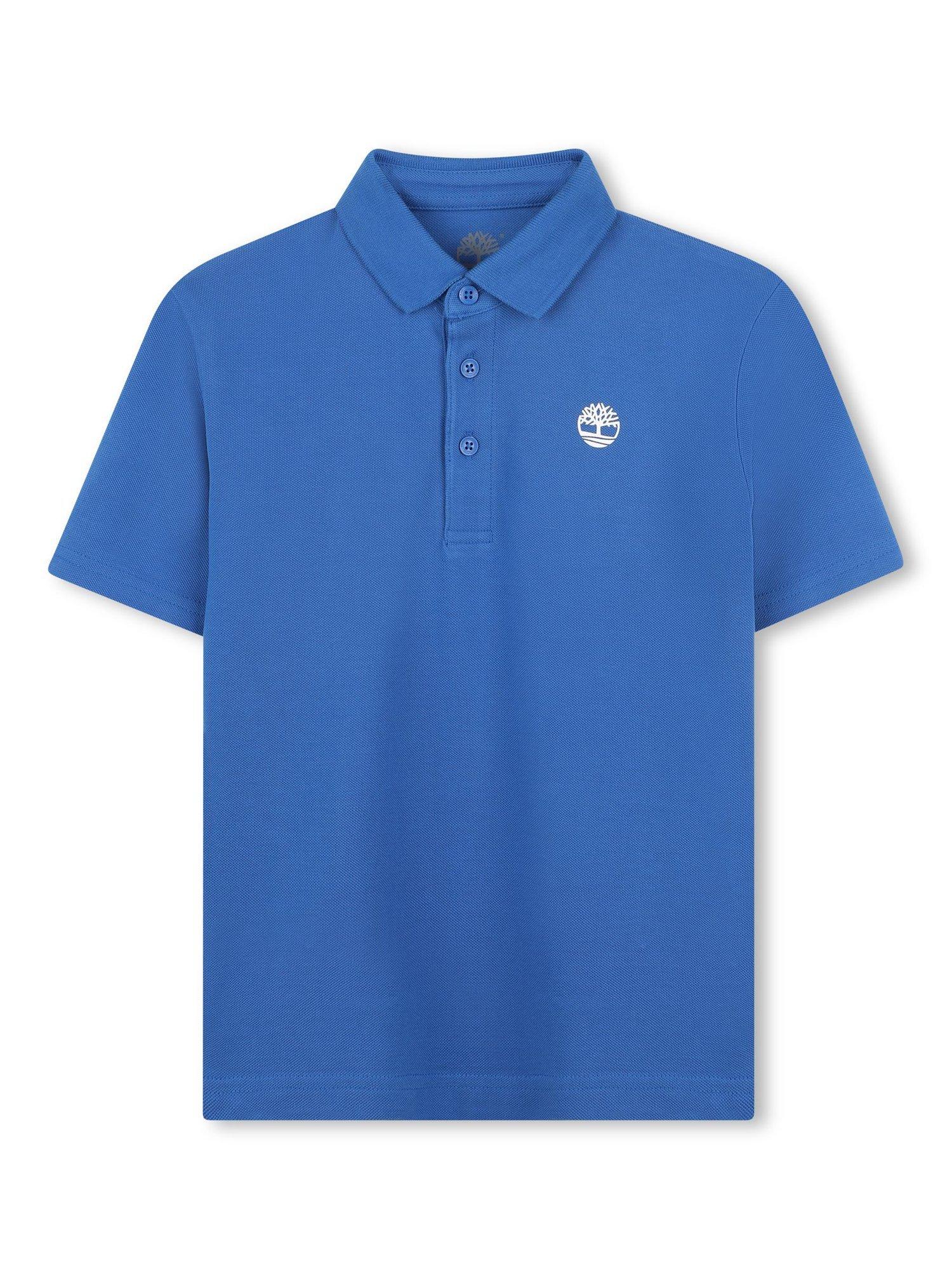 Timberland Kids' Pique Cotton Polo Shirt, Oceania