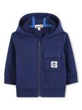 Timberland Baby Hooded Cardigan, Medieval Blue