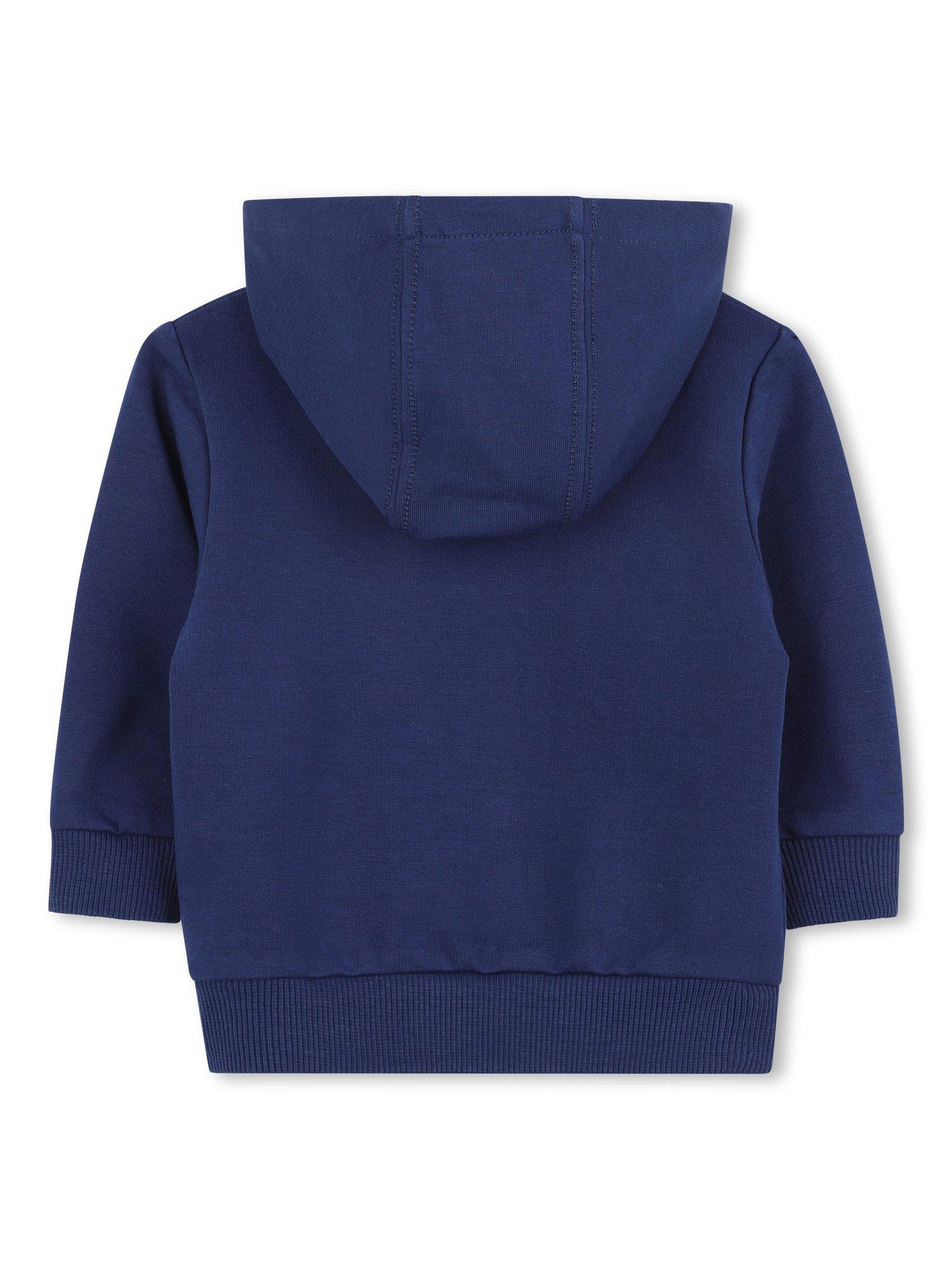 Product image 2 of 2, which shows Timberland Baby Hooded Cardigan, Medieval Blue, 9 months