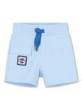 Timberland Kids' Cotton Patch Pocket Drawstring Shorts, Pale Blue