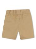 Timberland Kids' Cotton Patch Pocket Drawstring Shorts, Dark Stone