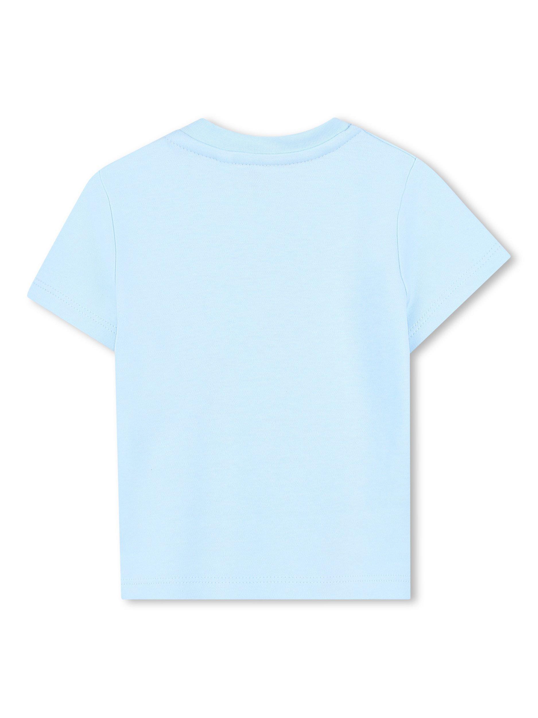 Product image 2 of 2, which shows Timberland Kids' Cotton Short Sleeved T-Shirt, Pale Blue, 9 months