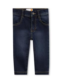 Timberland Baby Elasticated Waist Jeans, Double Stone, Double Stone