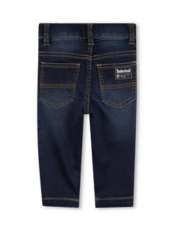 Timberland Baby Elasticated Waist Jeans, Double Stone - view 2, Double Stone