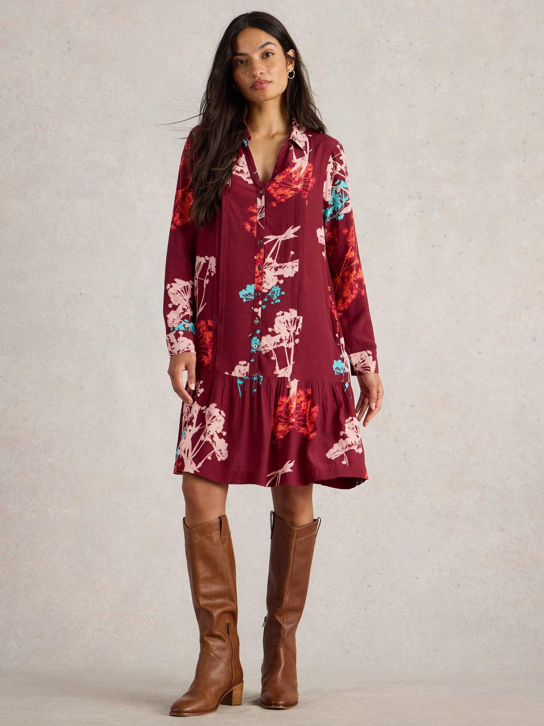 White Stuff Frankie Floral Dress, Red