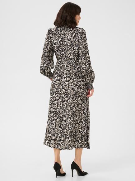 KAFFE Pollie Shirt Dress, Black/Multi - view 2, Black/Multi