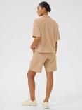 KAFFE KAnaya Liah Cotton Utility Shirt, Classic Sand