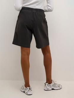 KAFFE KAnaya Liah Cotton Shorts - view 2, Black Oyster
