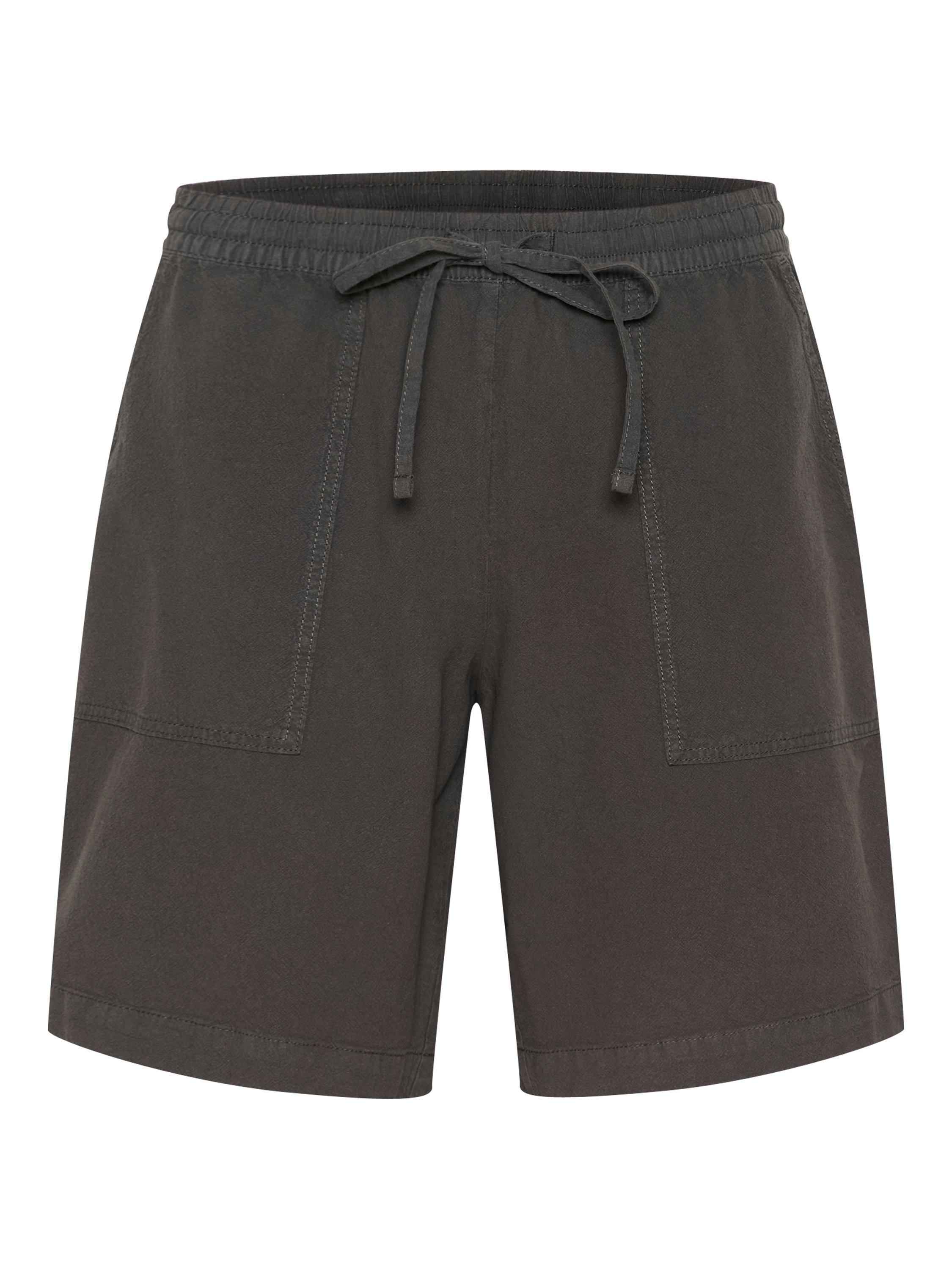 Product image 5 of 6, which shows KAFFE KAnaya Liah Cotton Shorts, Black Oyster, 8