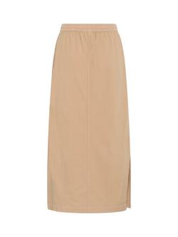 KAFFE KAnaya Liah Cotton Maxi Skirt - view 2, Classic Sand