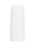 KAFFE KAnaya Liah Cotton Maxi Skirt, Chalk