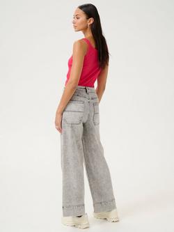 KAFFE Carna Ribbed Tank Top - view 2, Raspberry