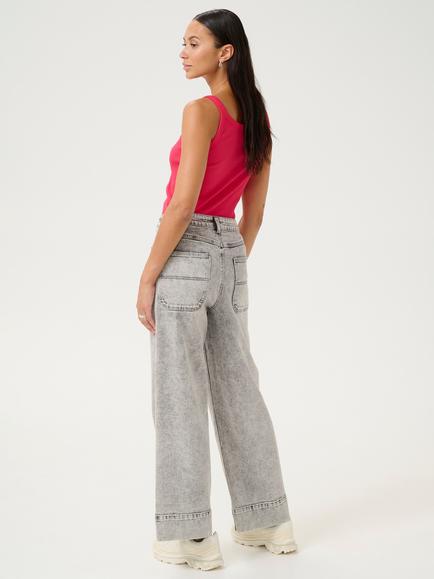 KAFFE Carna Ribbed Tank Top - view 2, Raspberry