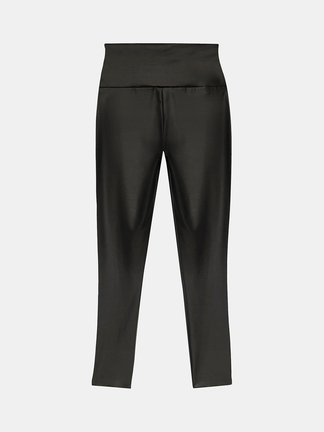 Product image 6 of 6, which shows Mint Velvet Faux Leather Leggings, Black, XS Reg