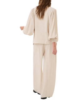 MY ESSENTIAL WARDROBE Kelly Graphic Print Blouse - view 2, Oatmeal