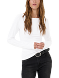 MY ESSENTIAL WARDROBE Vista Long Sleeve Top, Bright White