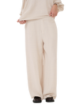 MY ESSENTIAL WARDROBE Kelly Graphic Print Wide Leg Casual Trousers, Oatmeal
