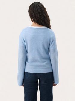 Part Two Peytons Easy Fit Cardigan, Blue - view 2, Blue