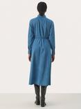 Part Two Polenka Denim Shirt Dress, Medium Blue