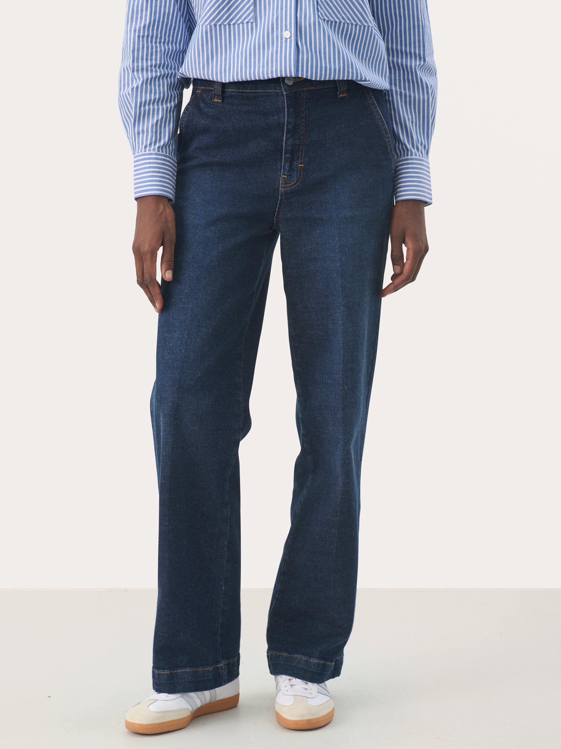 Part Two GianniPW Wide Leg Regular Fit Jeans, Dark Vintage